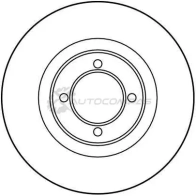Тормозной диск TRW df1858 1523498 D SX4RQ2 3322936185802 - Изображение 2