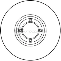 Тормозной диск TRW WH 59HUX 1523499 3322936186007 df1860 - Изображение 2