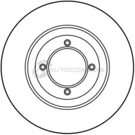 Тормозной диск TRW 1523507 I3OD2 OU 3322936190806 df1908 - Изображение 2