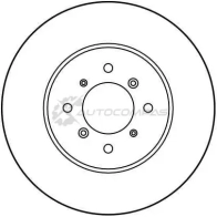 Тормозной диск TRW 1MG O6 df1956 1523533 3322936195603 - Изображение 2