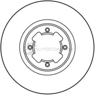 Тормозной диск TRW 3322936196600 df1966 UJI L2U 1523540 - Изображение 2
