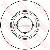 Тормозной диск TRW 3322936199205 SK X2W7 1523555 df1992 - Изображение 1
