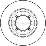 Тормозной диск TRW df2026 1523571 3322937076192 J4GY 2UF - Изображение 2