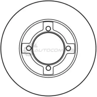 Тормозной диск TRW df2570 3322936257004 1523588 R ALTQY - Изображение 2
