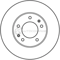 Тормозной диск TRW 3322937076321 df2606 A9NMG R 1523625 - Изображение 2