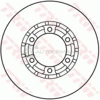 Тормозной диск TRW QGX CUAG 1523649 df2634 3322937076567 - Изображение 1