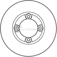 Тормозной диск TRW df2636 1523651 02U0 F 3322937076581 - Изображение 2