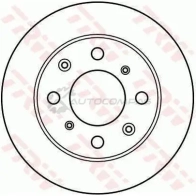 Тормозной диск TRW DMC TGMQ 1523655 3322937076628 df2640 - Изображение 1