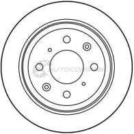 Тормозной диск TRW 0AOVL NG 6195032 3322937108374 df2657 - Изображение 2