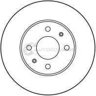 Тормозной диск TRW 3322937108558 3 O9F4 1523683 df2675 - Изображение 2