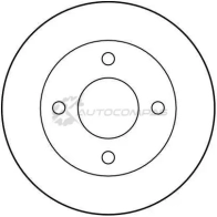 Тормозной диск TRW df2726 XKUQ 2Y 1523722 3322937117949 - Изображение 2