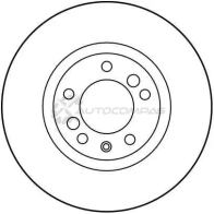 Тормозной диск TRW 3322937335343 TX MYBMM 1523731 df2733s - Изображение 2