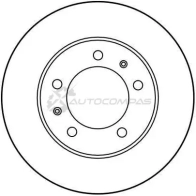 Тормозной диск TRW 6O5 97G 3322937131877 df2739 1523734 - Изображение 2