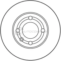 Тормозной диск TRW df2780 3322937184798 1523771 40YG UB - Изображение 2