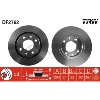 Тормозной диск TRW IMJ TO 3322937187072 1523773 df2782