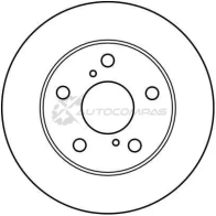 Тормозной диск TRW 3322937132072 df3028 K1 5V2F2 1523809 - Изображение 2