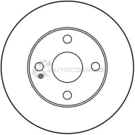 Тормозной диск TRW 1523820 XD 6TB df3089 3322937076765 - Изображение 2