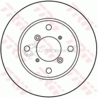 Тормозной диск TRW Suzuki Swift 3322937076772 3E68 OCA df3106
