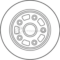 Тормозной диск TRW 6O 79Z 1523841 3322937187195 df4003 - Изображение 2