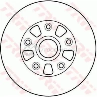 Тормозной диск TRW df4009 1523847 3322937187232 4N SG2M - Изображение 1
