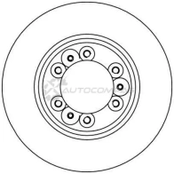 Тормозной диск TRW 3322937237128 1523866 df4029 BRADR B - Изображение 2