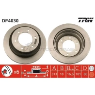 Тормозной диск TRW 3322937237135 ZDI U21 1523867 df4030