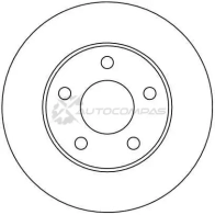 Тормозной диск TRW 3322937237425 df4041 1523878 LV NL22V - Изображение 2