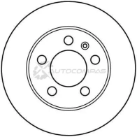 Тормозной диск TRW 1523888 3322937275250 N4J5C G df4052 - Изображение 2