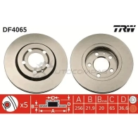 Тормозной диск TRW 1523897 3322937268955 DVXS ZC df4065