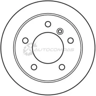 Тормозной диск TRW 1523909 df4087s L GOD8 3322937335329 - Изображение 2