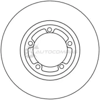 Тормозной диск TRW 1FND J9 1523923 df4102 3322937275496 - Изображение 2