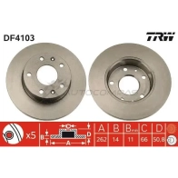 Тормозной диск TRW 1523924 3322937274154 df4103 VB0 0AF