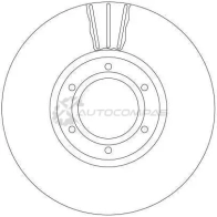 Тормозной диск TRW 3322937288540 df4111 Q JYDL 1523932 - Изображение 2