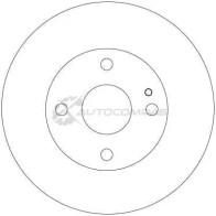 Тормозной диск TRW 3322937288533 1523941 VM LJ3 df4120 - Изображение 2