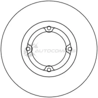 Тормозной диск TRW df4123 ME 753 1523944 3322937288656 - Изображение 2