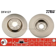Тормозной диск TRW TN691 N 1523948 3322937288694 df4127 - Изображение 1
