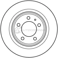 Тормозной диск TRW M3R4 6 df4136 1523955 3322937288786 - Изображение 2