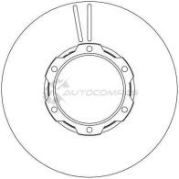 Тормозной диск TRW 1523962 df4144s 3322937335428 8O UR7 - Изображение 2