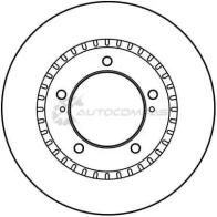 Тормозной диск TRW 1523974 df4156 3322937288984 7Y1E DF6 - Изображение 2