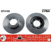 Тормозной диск TRW V7 VM4 df4168 3322937289103 1523984