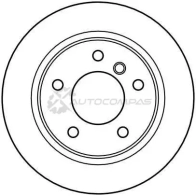 Тормозной диск TRW QK1M Z 1524001 df4188 3322937320868 - Изображение 2