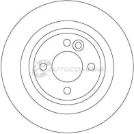 Тормозной диск TRW 3322937320950 1524010 df4197 ISUC7 PG - Изображение 2