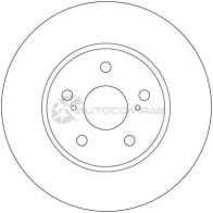 Тормозной диск TRW 1524016 df4204 48F0 6 3322937321018 - Изображение 2