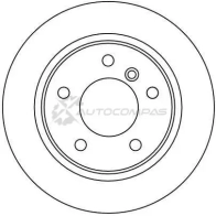 Тормозной диск TRW 4PCX O df4213 3322937321100 1524024 - Изображение 2