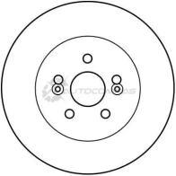 Тормозной диск TRW 1524044 df4230 ITYX YI 3322937321278 - Изображение 2