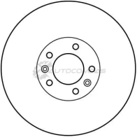 Тормозной диск TRW 1524052 3322937473991 R MG2NB2 df4237s - Изображение 2