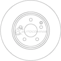Тормозной диск TRW 1524076 0HJQ 8V 3322937369614 df4264 - Изображение 2