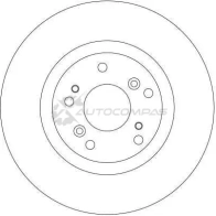 Тормозной диск TRW 1524103 df4288 3322937369591 U3HV 0 - Изображение 2