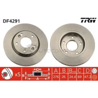 Тормозной диск TRW TE 476U 3322937369812 df4291 1524105