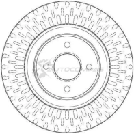 Тормозной диск TRW 1524111 LSBW1 Z df4297 3322937369683 - Изображение 2